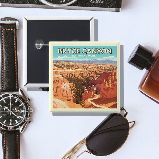 Vintage Bryce Canyon National Park Button (Creator Uploaded)