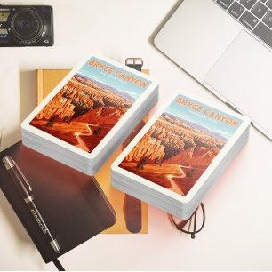 Vintage Bryce Canyon National Park Poker Cards