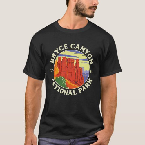 Vintage Bryce Canyon National Park UT Utah Outdoor T_Shirt