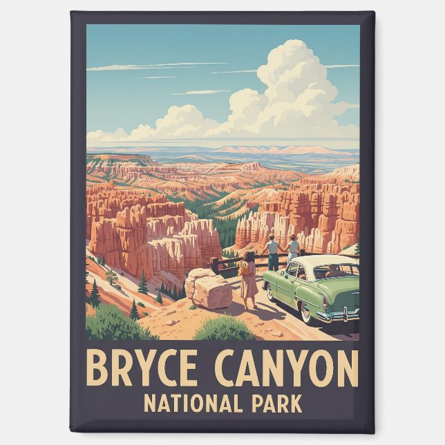 Vintage Bryce Canyon National Park Utah Magnet (Front)