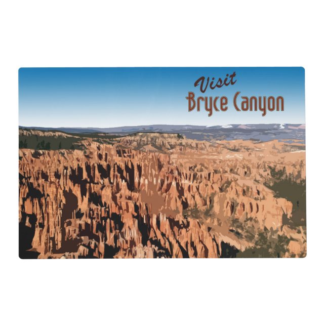 Vintage Bryce Canyon Placemat (Front)