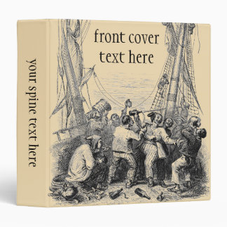 Vintage Buccaneers and a Shipwrecked Pirate Ship Binder