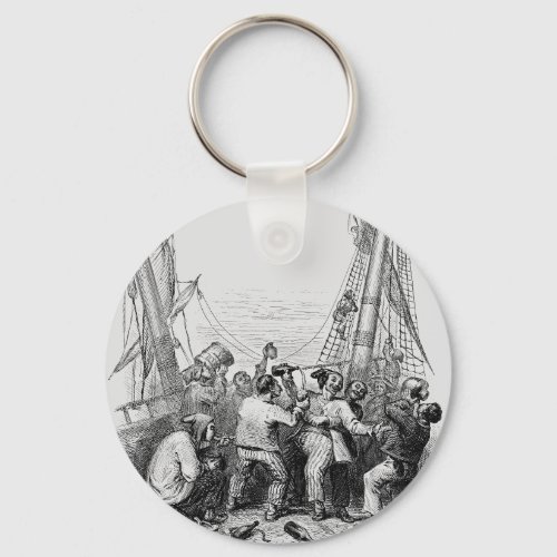 Vintage Buccaneers and a Shipwrecked Pirate Ship Keychain