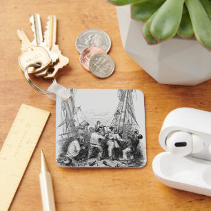 Vintage Buccaneers and a Shipwrecked Pirate Ship Keychain