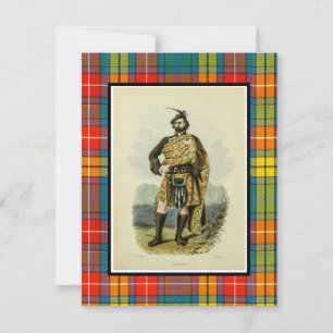 Vintage Buchanan Scottish Clansman Illustration