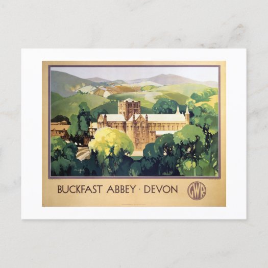 Vintage Buckfast Abbey Monastery British Railways 