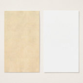 Vintage Buckskin Tan Leather Parchment Template (Front & Back)