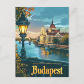 Print Vintage Stengel Budapest Andrassy-Strasse - Photomécanique Circa 1890, Format 21x27 Cm