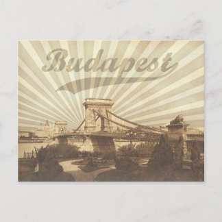 Vintage Budapest Postcard