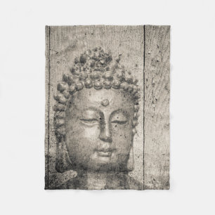 Vintage Buddha Yoga Faith Fleece Blanket
