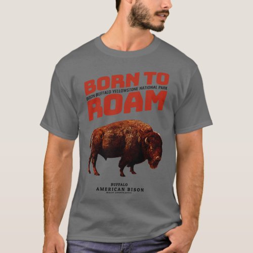 Vintage Buffalo American Bison T_Shirt