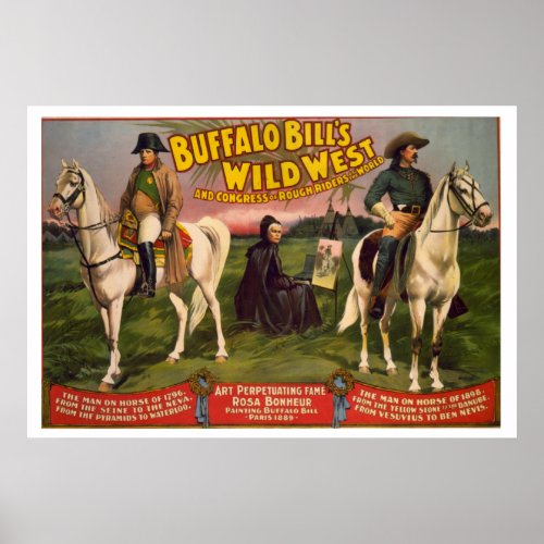 VINTAGE Buffalo Bill POSTER
