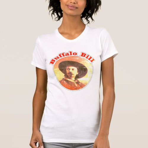 Vintage Buffalo Bill Wild West Womens T_shirt