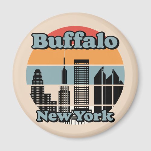 Vintage Buffalo New York Magnet