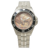 Vintage Nickel Coin Buffalo Five Cents Watch Zazzle