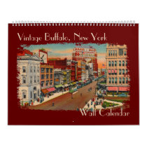 Vintage Buffalo, NY Wall Calendar