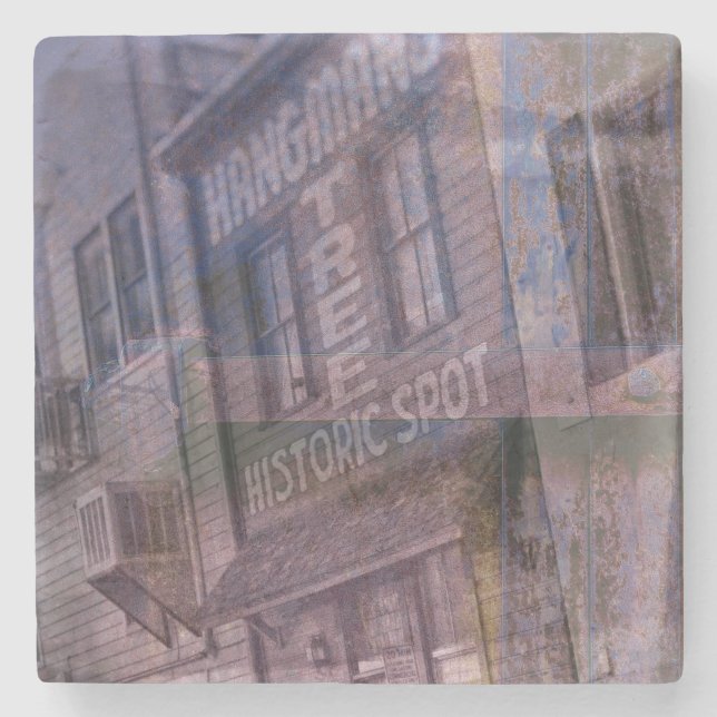 Vintage Building Coaster (Front)