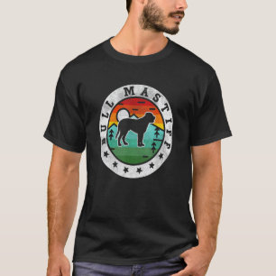 Vintage Bull Mastiff Retro Dog Mom Dad T-Shirt