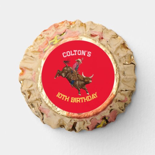Vintage bull riding cowboy reeses peanut butter cups
