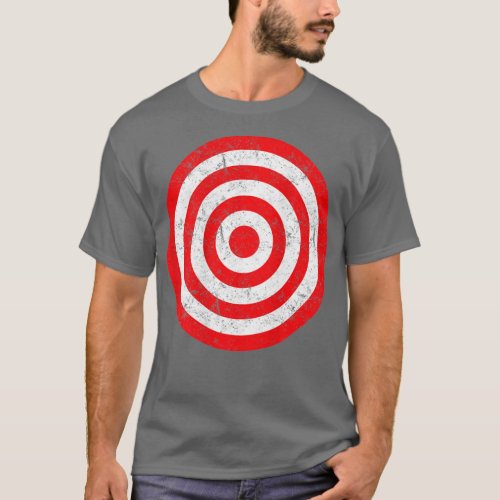 Vintage Bullseye Target Bulls Eye Prank Joke  T_Shirt