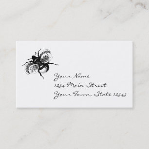 Vintage Bumblebee Business Card