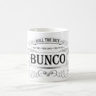 Vintage Bunco Design Coffee Mug