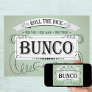 Vintage Bunco Dice Invitation