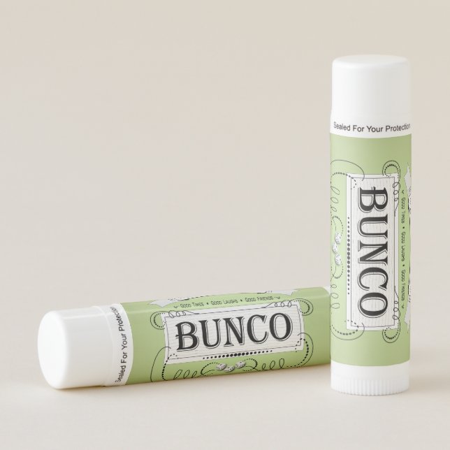 Vintage Bunco Roll The Dice Lip Balm (Front)