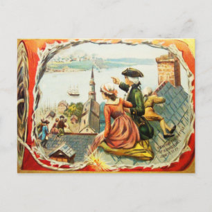 Vintage Bunker Hill Postcard