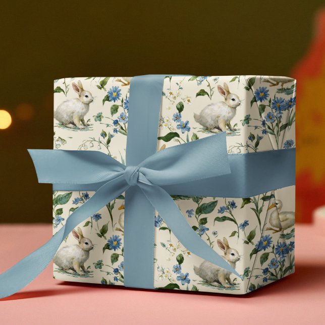 Vintage Bunnies | Easter Wrapping Paper (Creator Uploaded)