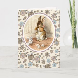 Vintage Bunny. Easter Cards