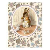 Vintage Bunny. Easter Postcards