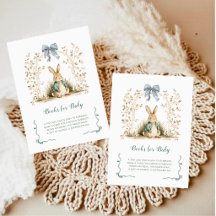 Vintage Bunny Floral Arch Books for Baby