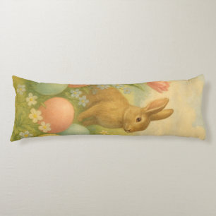 Vintage Bunny/Rabbit Easter Egg/Spring  Body Pillow