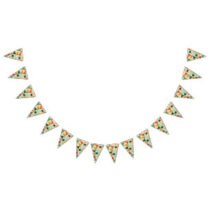 vintage-bunting-banners-hanging-in-a-festive-s bunting flags