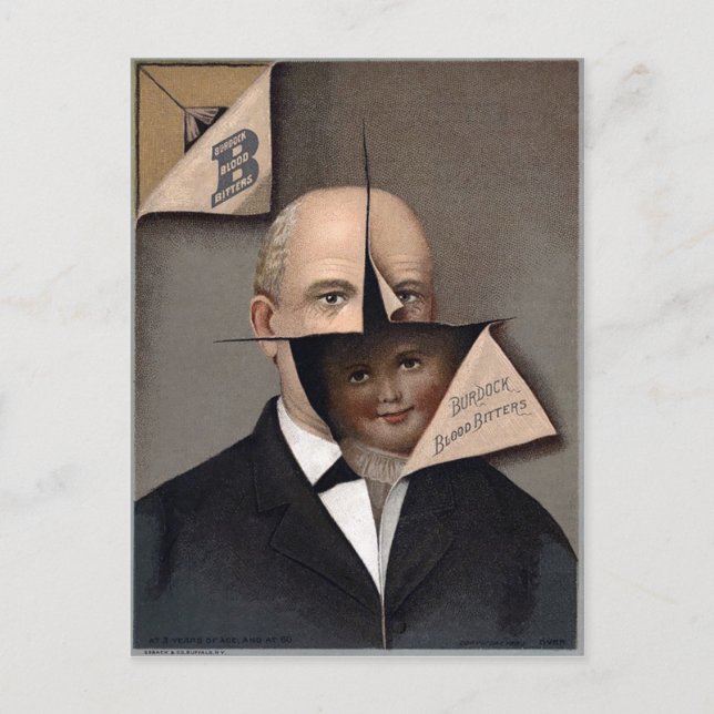 Vintage Burdock Blood Bitters Advertisement Postcard (Front)