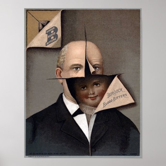 Vintage Burdock Blood Bitters Advertisement Poster (Front)