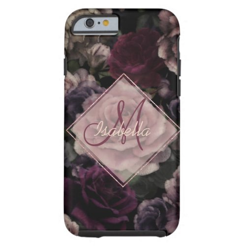 Vintage Burgundy Garden Case_Mate iPhone Case