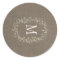 Vintage Burlap Floral Monogram