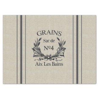 Vintage Burlap Grain Sack Tissue Paper