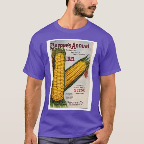 Vintage Burpees Seed Annual Catalog Cover 1921  T_Shirt