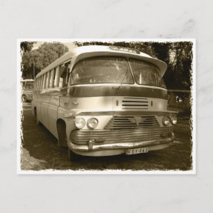 Vintage Bus at Malta Postcard