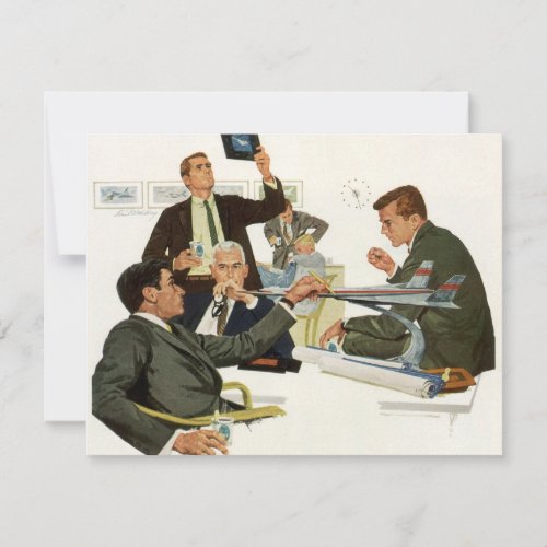 Vintage Business Airline Executives Meeting