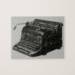 Vintage Business, Antique Office Manual Typewriter Jigsaw Puzzle