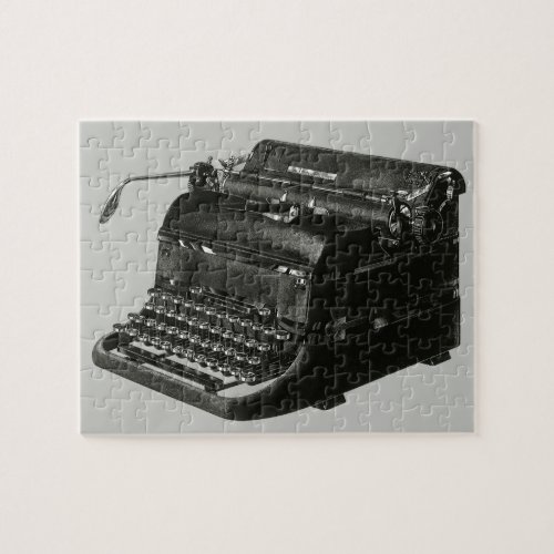 Vintage Business Antique Office Manual Typewriter Jigsaw Puzzle
