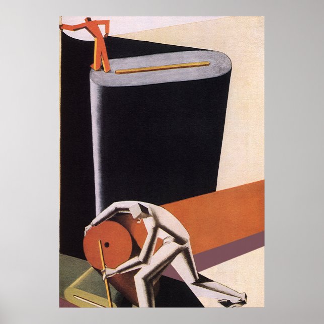 Vintage Business, Art Deco Fabrics and Textiles Poster (Front)