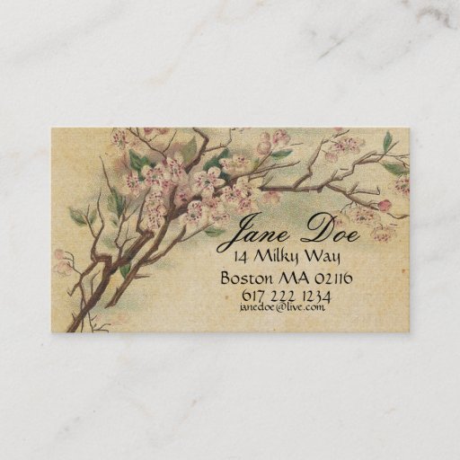 Customizable Vintage Business Card