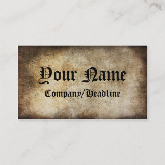 Vintage Business Card