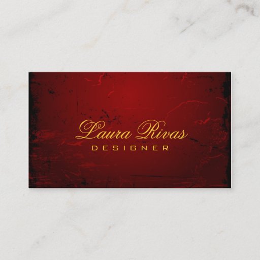 Customizable Vintage Business Card