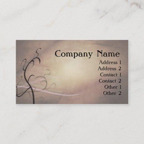Vintage Business Card